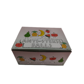 Anti-stress ball foam fruit (per 6 stuks)