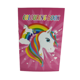 Colouringbook Eenhoorn met stickers (per 4 st)