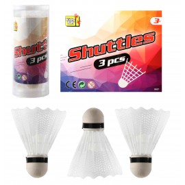 Shuttles badminton 3 stuks