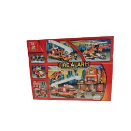 Sluban Fire Alarm Firefighter Mass Dispatch M38-B0227