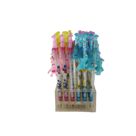 Potlood pennen in display met hanger zeemeermin