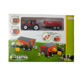 Tractor set schuur + tractor